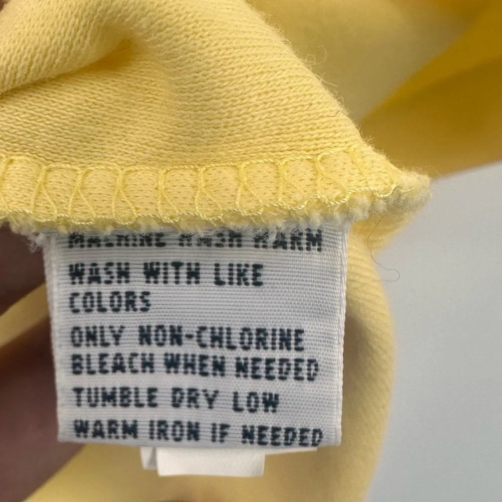 Polo Ralph Lauren Yellow Shirt Dress 100% Cotton Mens Large Preppy | C267